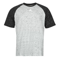 Textiel Heren T-shirts korte mouwen adidas Performance MEL T-SHIRT Medium / Grey / Heather /  zwart / Bont