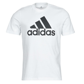 Textiel Heren T-shirts korte mouwen adidas Performance BL SJ T-SHIRT Wit /  zwart