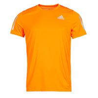 Textiel Heren T-shirts korte mouwen adidas Performance OWN THE RUN TEE Orange / Rush / Reflective / Zilver