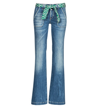 Textiel Dames Bootcut jeans Le Temps des Cerises FLARE Blauw