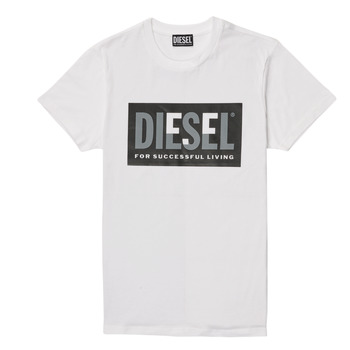 Textiel Kinderen T-shirts korte mouwen Diesel TMILEY Wit