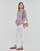 Textiel Dames Overhemden Lauren Ralph Lauren COURTENAY-LONG SLEEVE-BUTTON FRONT SHIRT Multicolour