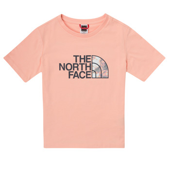 Textiel Meisjes T-shirts korte mouwen The North Face EASY RELAXED TEE Roze