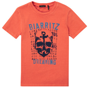 Textiel Jongens T-shirts korte mouwen Ikks FACRIT Orange