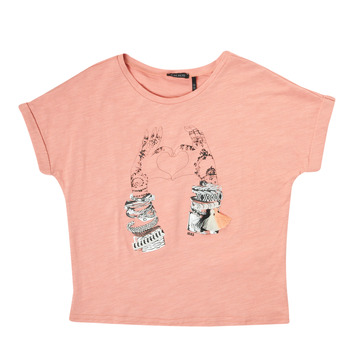 Textiel Meisjes T-shirts korte mouwen Ikks EAGLEA Roze