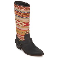 Schoenen Dames Hoge laarzen Sancho Boots CROSTA TIBUR GAVA Bruin-rood