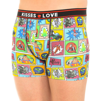 Ondergoed Heren Boxershorts Kisses And Love Boxer Bisous & Amour Multicolour