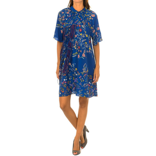 Textiel Dames Korte jurken Desigual 18WWVW16-5000 Blauw