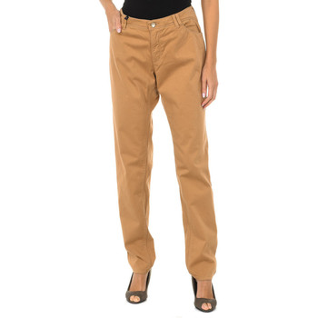 Textiel Dames Broeken / Pantalons Armani jeans Z5J28-MJ-R1 Brown