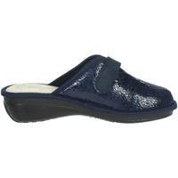 Schoenen Dames Leren slippers Sanycom 199 Blue