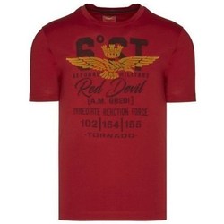 Textiel Dames T-shirts korte mouwen Aeronautica Militare TS1906J492 Rouge