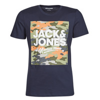 Textiel Heren T-shirts korte mouwen Jack & Jones JJPETE Marine