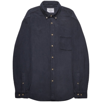 Textiel Heren Overhemden lange mouwen Portuguese Flannel Lobo Shirt - Navy Blauw