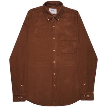 Textiel Heren Overhemden lange mouwen Portuguese Flannel Lobo Shirt - Brown Brown