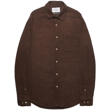 Textiel Heren Overhemden lange mouwen Portuguese Flannel Teca Shirt - Brown Brown