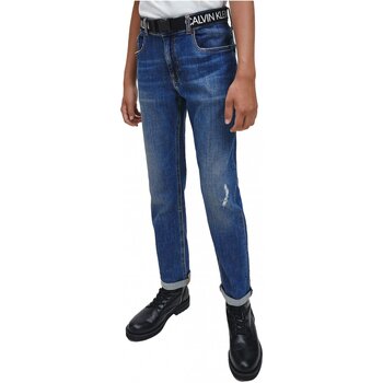 Textiel Kinderen Broeken / Pantalons Calvin Klein Jeans IB0IB00580 Blauw