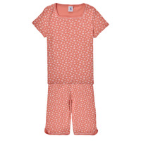 Textiel Meisjes Pyjama's / nachthemden Petit Bateau BRUNE Roze