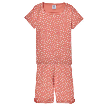 Textiel Meisjes Pyjama's / nachthemden Petit Bateau BRUNE Roze