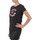 Textiel Dames T-shirts korte mouwen Kulte LOUISA JOLIEMOTOR 101954 NOIR Zwart