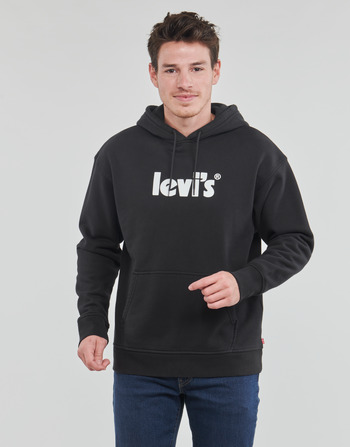 Textiel Heren Sweaters / Sweatshirts Levi's RELAXED GRAPHIC PO Hoodie / Caviaar