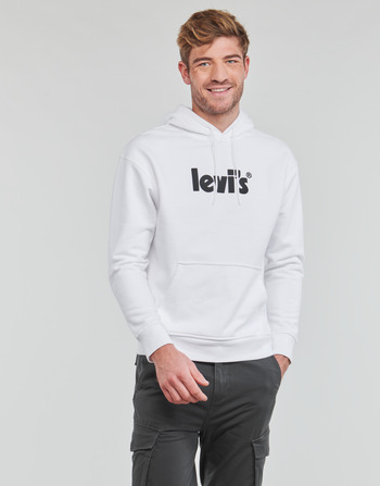Textiel Heren Sweaters / Sweatshirts Levi's RELAXED GRAPHIC PO Hoodie / Wit