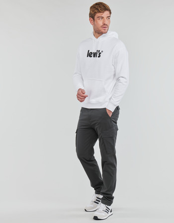 Levi's RELAXED GRAPHIC PO Poster / Hoodie / Wit
