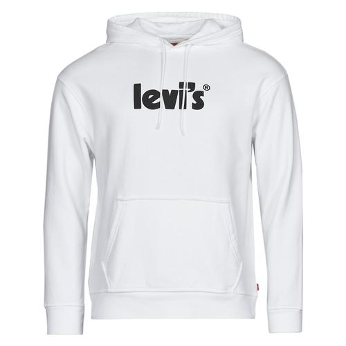Textiel Heren Sweaters / Sweatshirts Levi's RELAXED GRAPHIC PO Poster / Hoodie / Wit