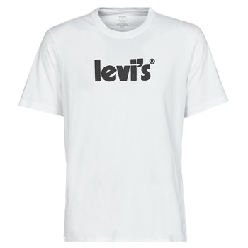 Textiel Heren T-shirts korte mouwen Levi's SS RELAXED FIT TEE Logo / Wit