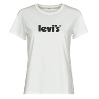 Textiel Dames T-shirts korte mouwen Levi's THE PERFECT TEE Logo / Suiker