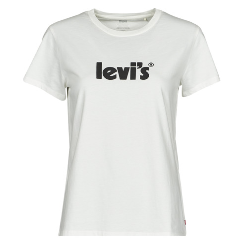 Textiel Dames T-shirts korte mouwen Levi's THE PERFECT TEE Seizoen / Poster / Logo / Suiker / Swizzle