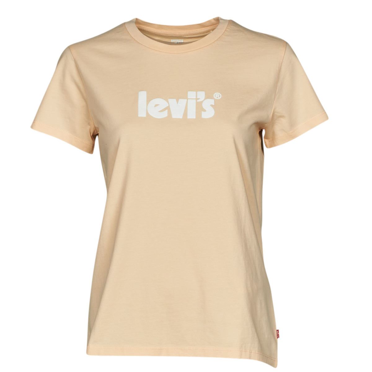 Textiel Dames T-shirts korte mouwen Levi's THE PERFECT TEE Seizoen / Poster / Logo / Perzik / Puree