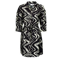 Textiel Dames Korte jurken Vila VILIZETTE Zwart / Wit