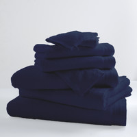 Wonen Handdoeken en washanden Tradilinge BLUE MOON X2 Blauw / Donker