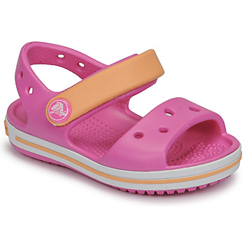 Schoenen Meisjes Sandalen / Open schoenen Crocs CROCBAND SANDAL KIDS Roze / Orange