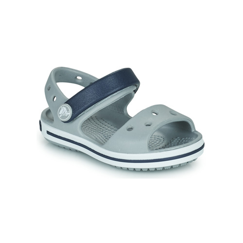 Schoenen Kinderen Sandalen / Open schoenen Crocs CROCBAND SANDAL KIDS Grijs / Marine