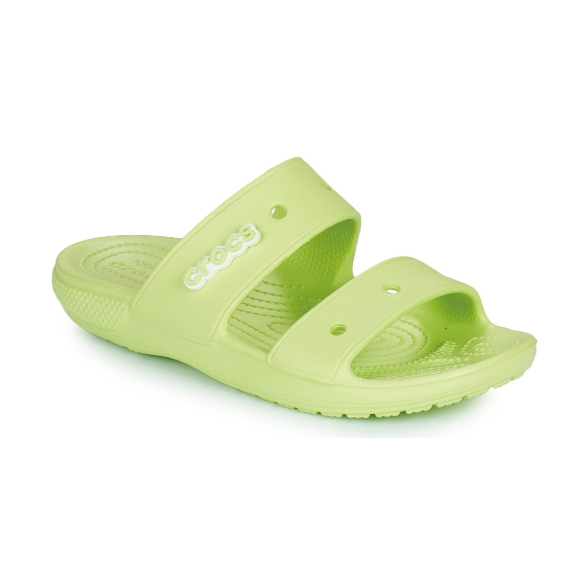 Schoenen Dames Leren slippers Crocs CLASSIC CROCS SANDAL Groen