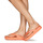 Schoenen Dames Slippers Crocs Classic Platform Flip W Corail