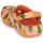 Schoenen Dames Klompen Crocs Classic Retro Resort Clog Roze / Geel