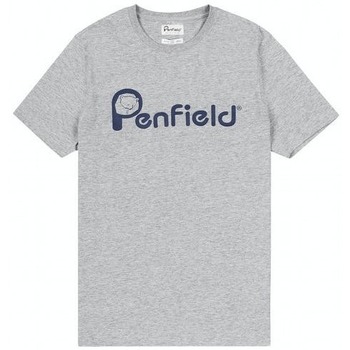 Textiel Heren T-shirts korte mouwen Penfield T-shirt  Bear Chest gris