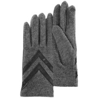 Accessoires Dames Handschoenen Isotoner gants tactile femme laine gris chiné 85229 Grijs
