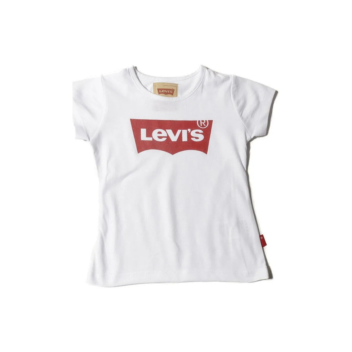 Textiel Meisjes T-shirts & Polo’s Levi's  Wit