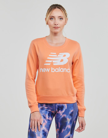 Textiel Dames Sweaters / Sweatshirts New Balance ESSENTIALS CREW Orange