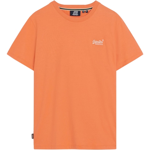 Textiel Heren T-shirts korte mouwen Superdry 235471 Orange