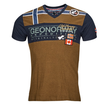Textiel Heren T-shirts korte mouwen Geographical Norway JARADOCK Taupe