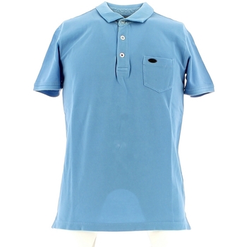 Textiel Heren T-shirts & Polo’s Key Up 724Q 0001 Blauw