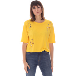 Textiel Dames T-shirts & Polo’s Jijil JPI20TS389 Geel