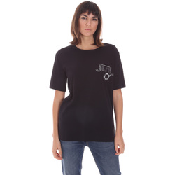 Textiel Dames T-shirts & Polo’s Jijil JPI20TS338 Zwart