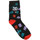 Ondergoed Heren High socks Kisses&Love HU5676-BLACK Zwart