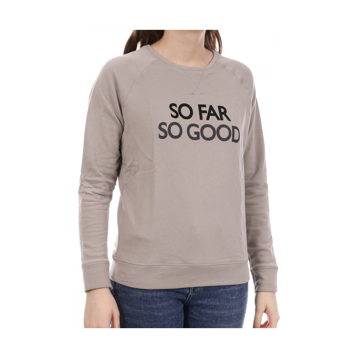 Textiel Dames Sweaters / Sweatshirts Banana Moon  Grijs