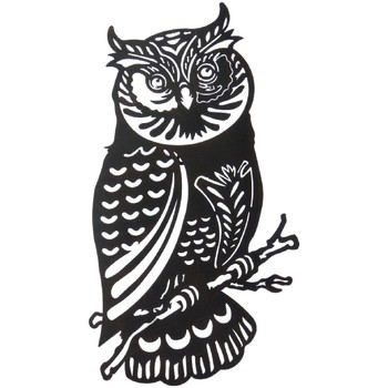 Wonen Beeldjes Signes Grimalt Ornament Wall Owl Zwart